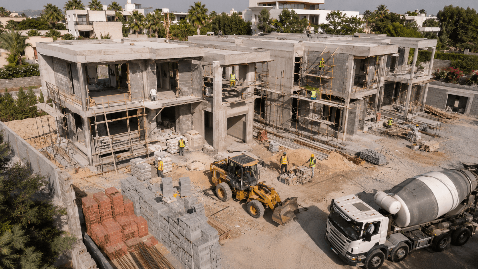 Villa Construction Supervision: Visual Monitoring for Residential Projects